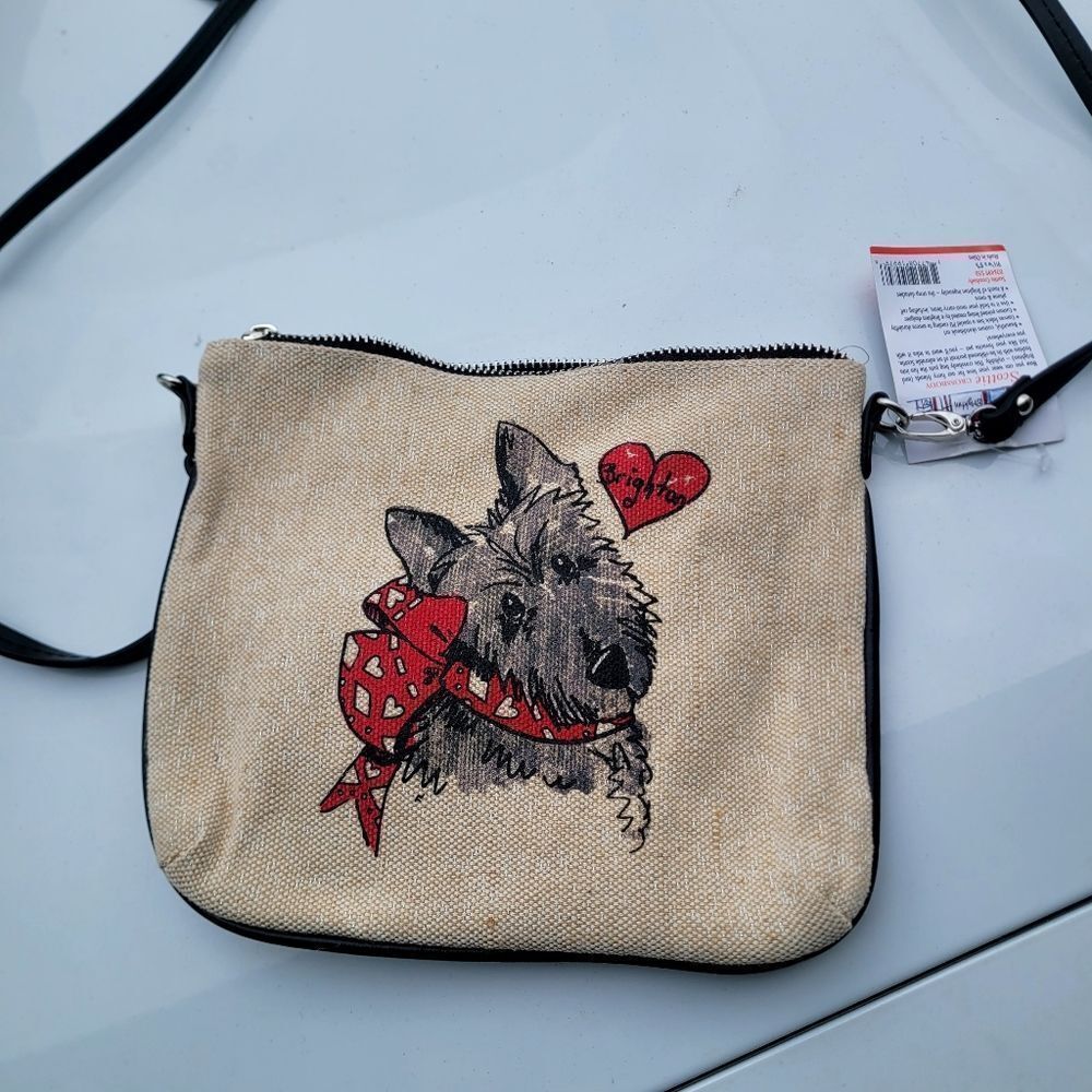 NEW Brighton " Scotty " Limited Edition 2015 Canvas Crossbody Style Purse.